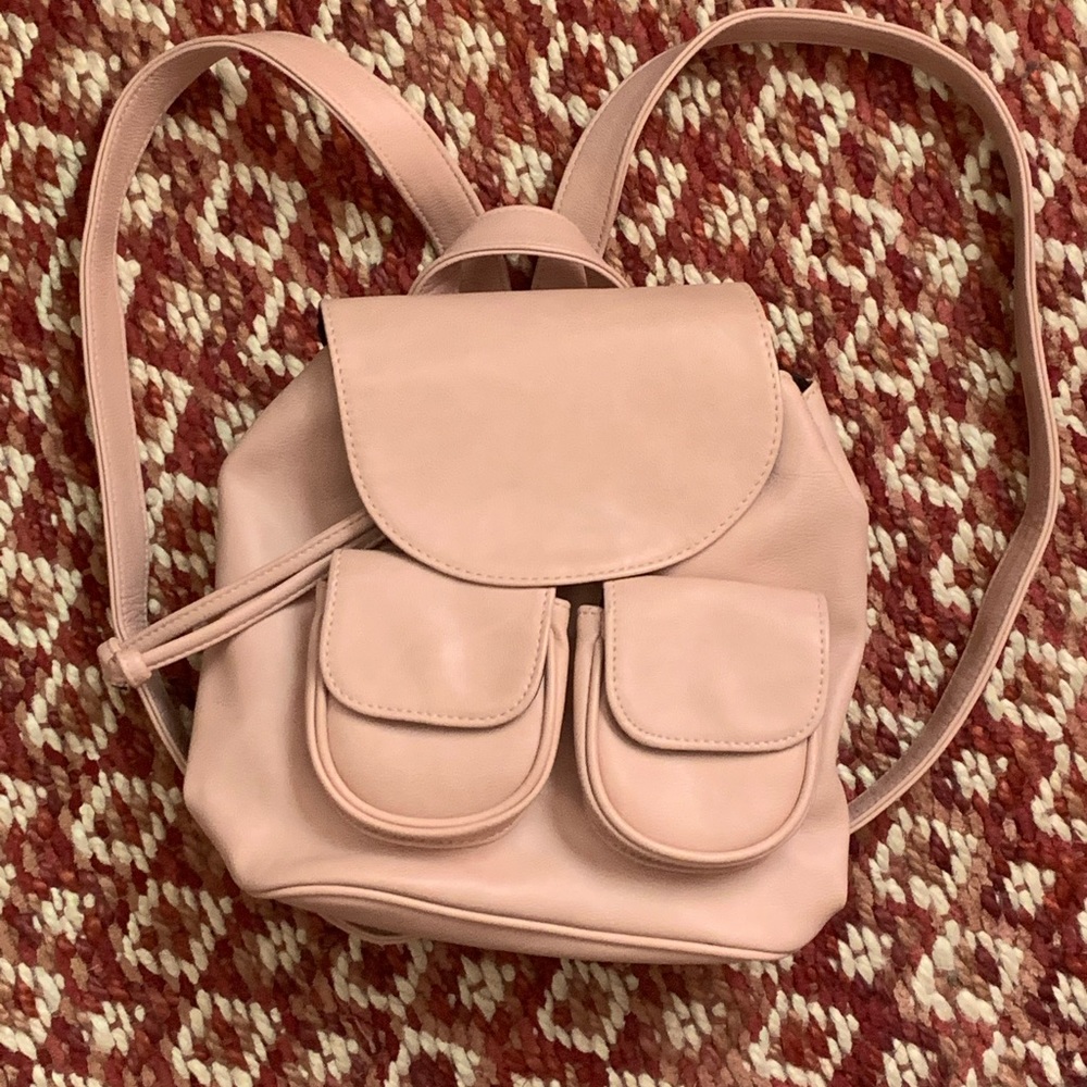 NWOT Faux Leather Wild Fable Mini Pink Backpack
